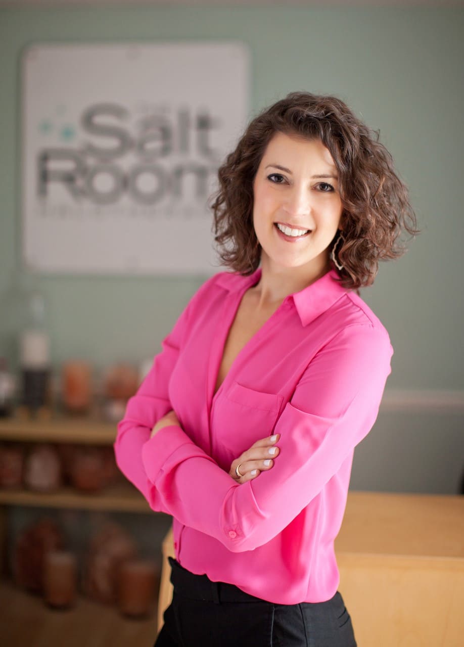 Ashley Steiner is the owner of the salt room
